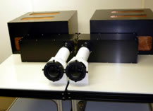Transmission Optical System for the stereoscopic vision